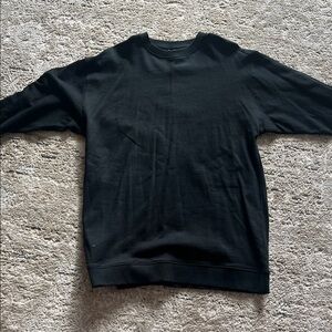 Black Crewneck Sweatshirt dress